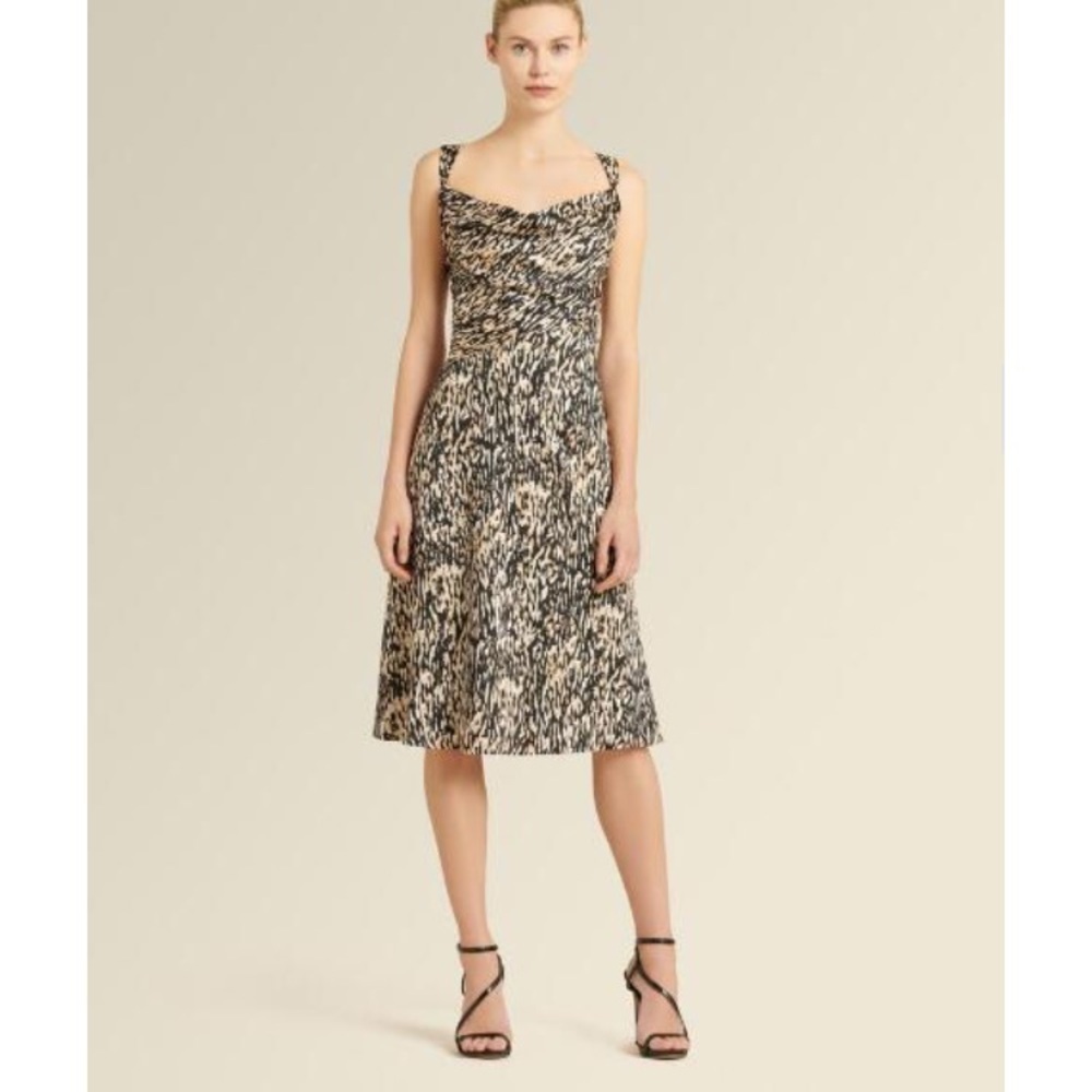 Donna Karan Cowl Neck Dress